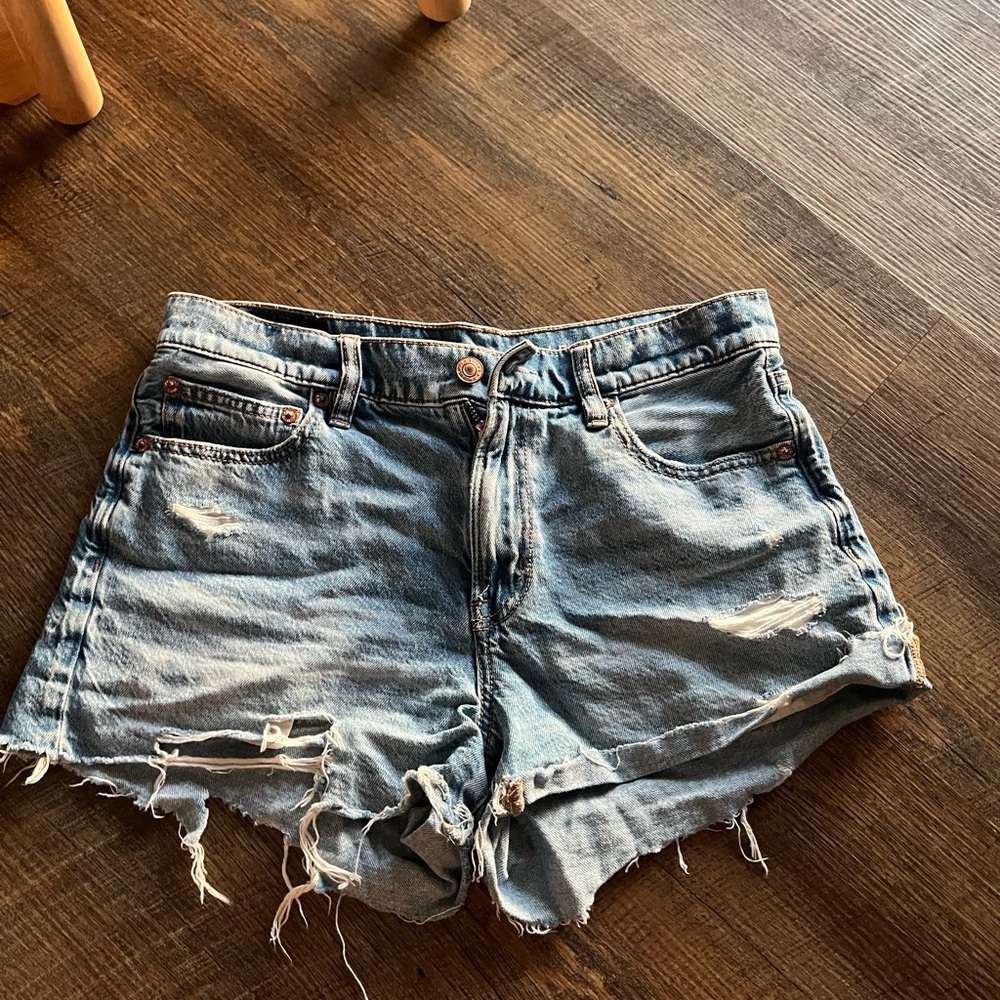 American Eagle Outfitters  Distressed Denim Shorts